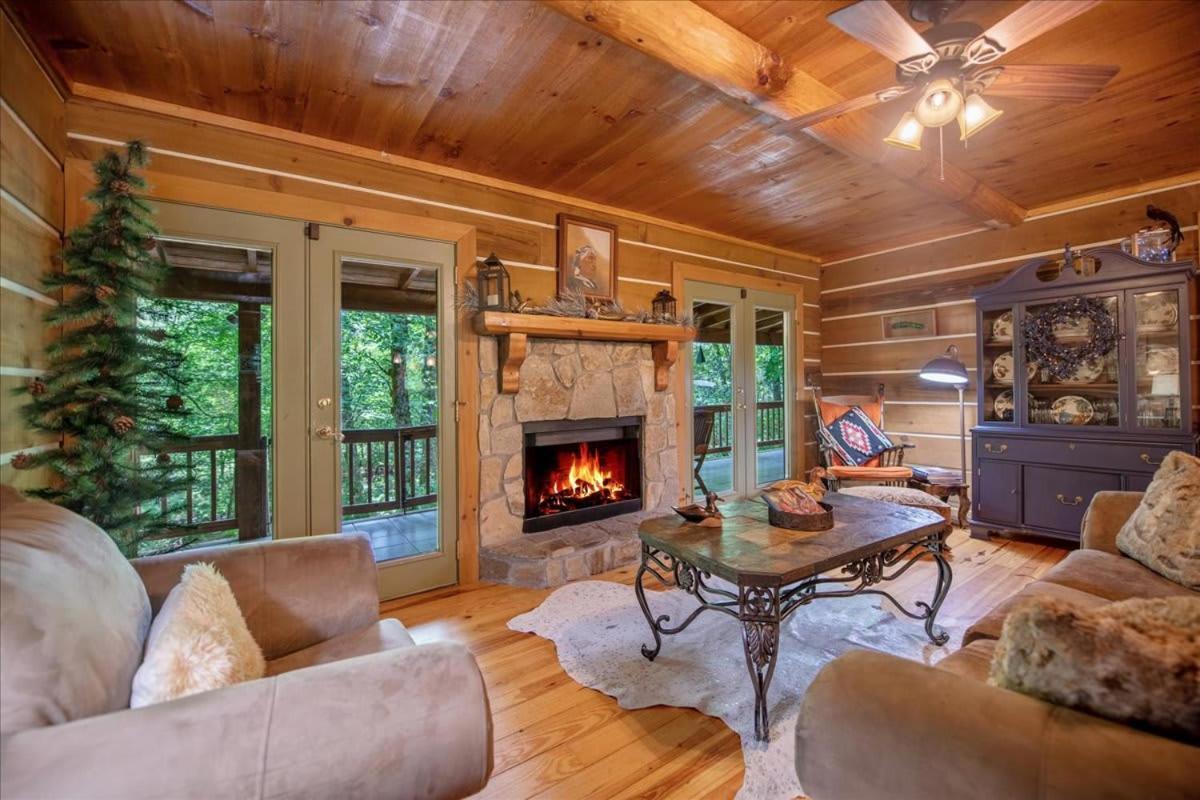 Waterfront Mountain Cabin With Hot Tub Villa Blue Ridge Exterior photo