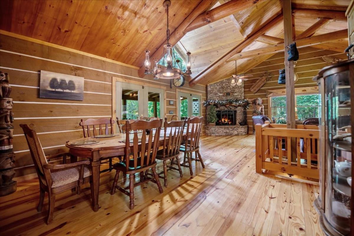 Waterfront Mountain Cabin With Hot Tub Villa Blue Ridge Exterior photo