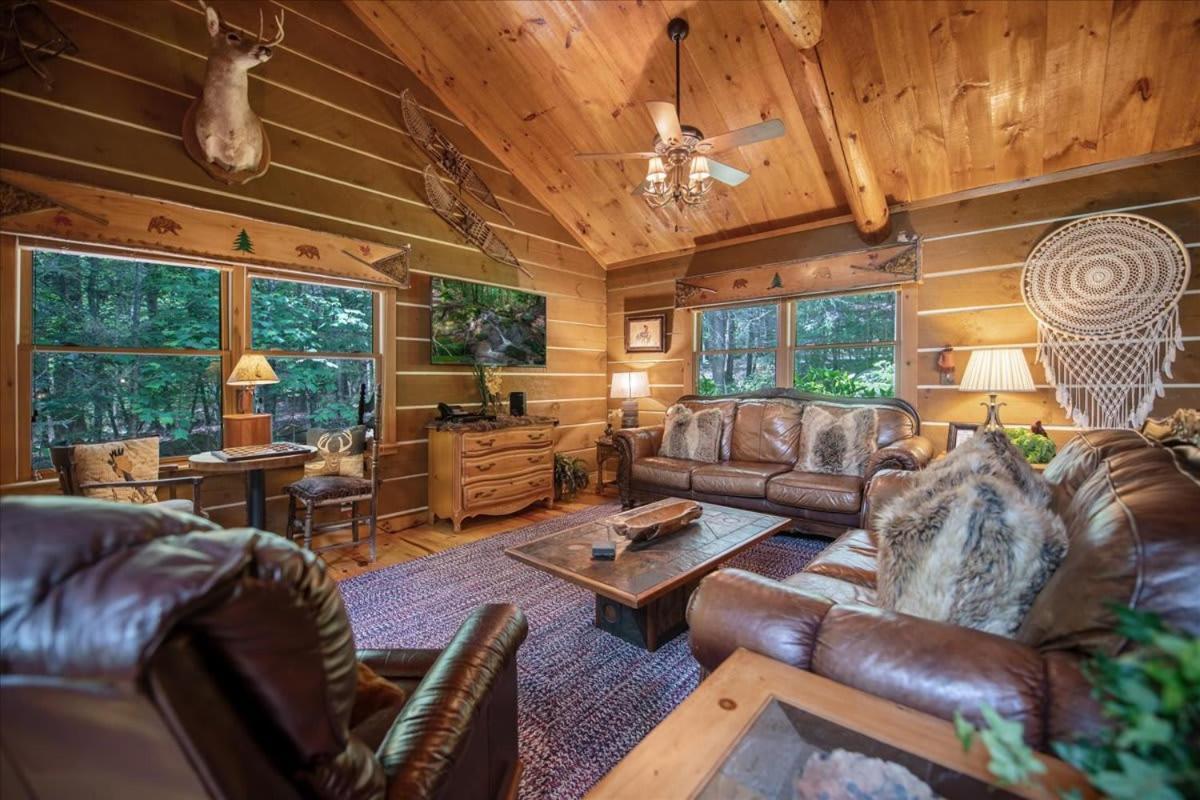 Waterfront Mountain Cabin With Hot Tub Villa Blue Ridge Exterior photo