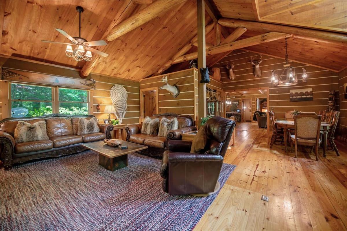 Waterfront Mountain Cabin With Hot Tub Villa Blue Ridge Exterior photo